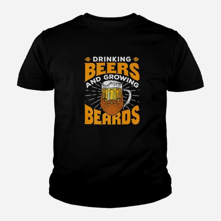 Mens Beer Beard Drinking Beer And Growing Beards Gifts 2 Youth T-shirt