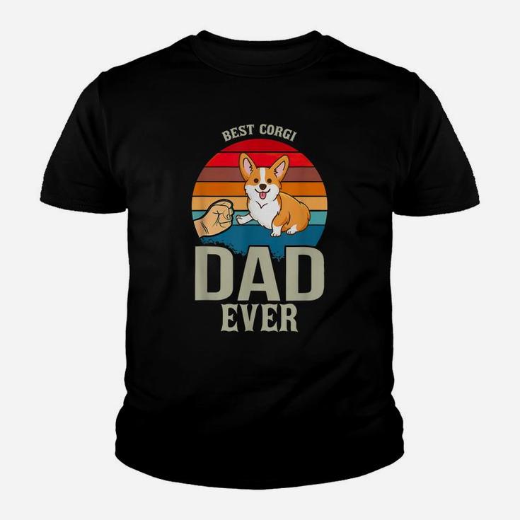 Mens Best Corgi Dad Ever Daddy Gifts Dog Lover Owner Youth T-shirt