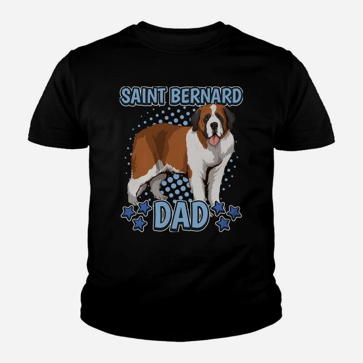Mens Boys Saint Bernard Dad Dog Owner Quote St Bernard Youth T-shirt
