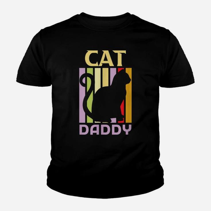 Mens Cat Daddy Shirt For Men, Cat T-Shirts Funny For Cat Lovers Youth T-shirt