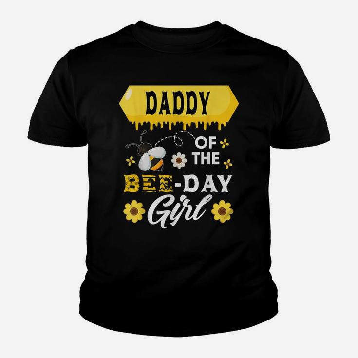 Mens Daddy Of The Bee Birthday Girl Family Matching Hive Honey Youth T-shirt