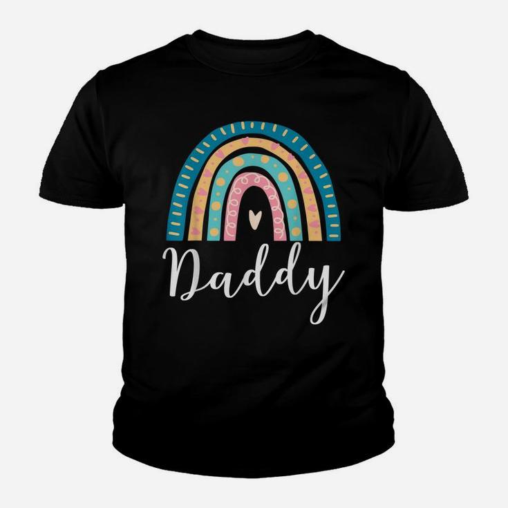 Mens Daddy Rainbow Gifts For Men Dad Family Matching Birthday Youth T-shirt