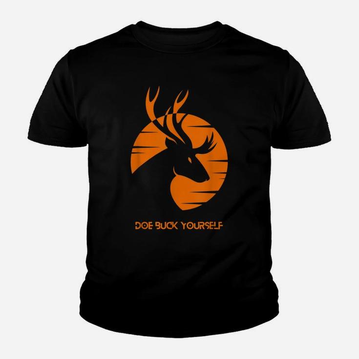 Mens Doe Buck Yourself Tshirt Funny Deer Hunting Tee Youth T-shirt