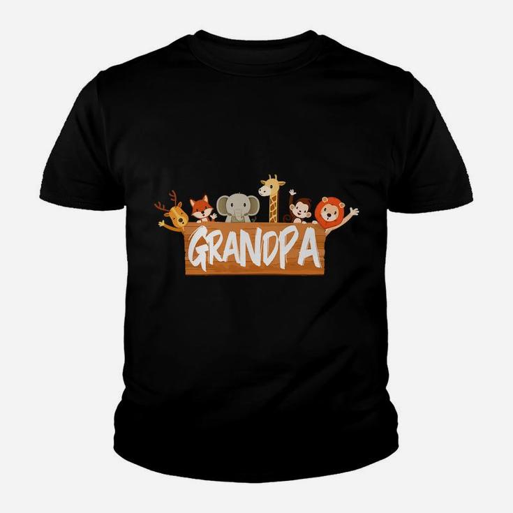 Mens Grandpa Zoo Birthday Shirt Family Costume Party Theme Youth T-shirt
