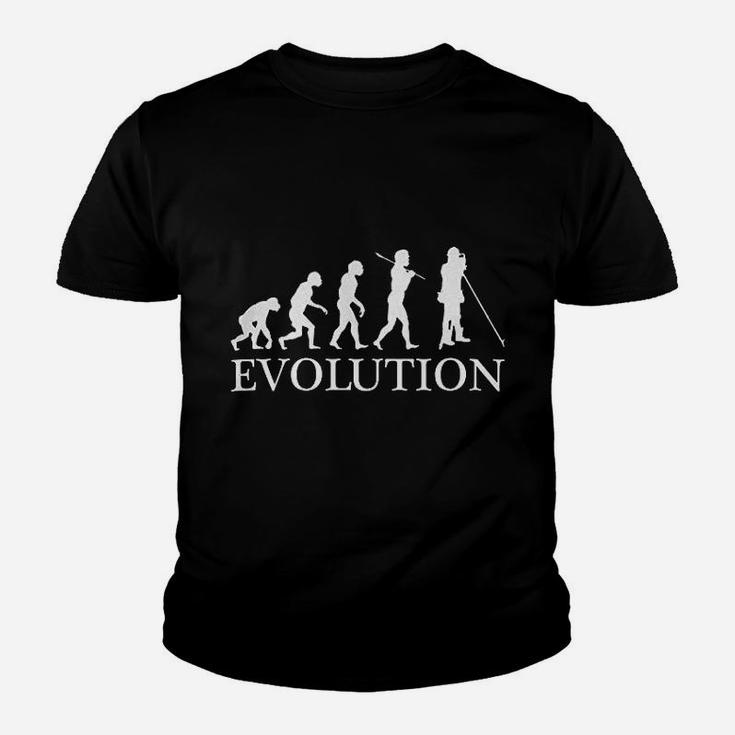 Men's Land Surveyor Evolution Of Man Youth T-shirt
