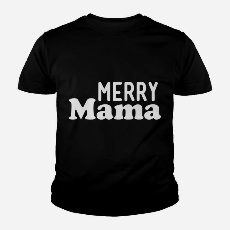 Mens Merry Mama Christmas Xmas Morning Pajama Fun Cute Gift Youth T-shirt