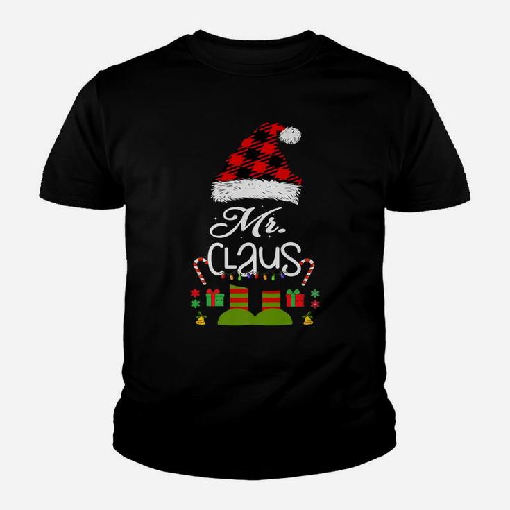 Mens Mr-Claus Matching-Couple-Husband-Wife His-&-Her Christmas Youth T-shirt