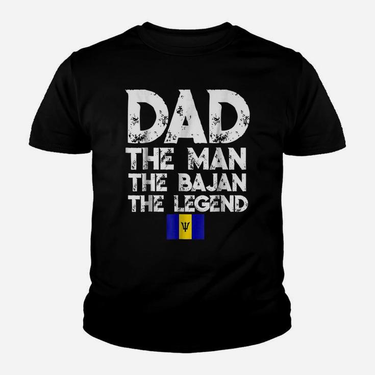 Mens Storecastle Dad The Bajan The Legend Father's Day Youth T-shirt