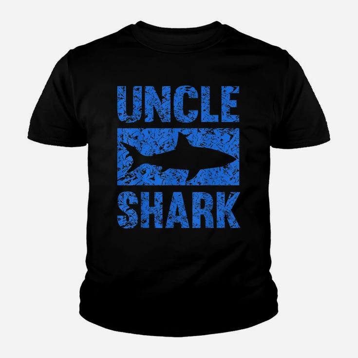 Mens Uncle Shark - Birthday Gift Shirt For Shark Lovers Youth T-shirt