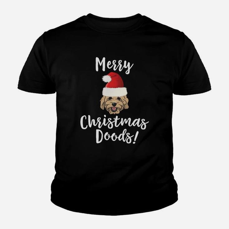 Merry Christmas Goldendoodle Funny Dog Youth T-shirt