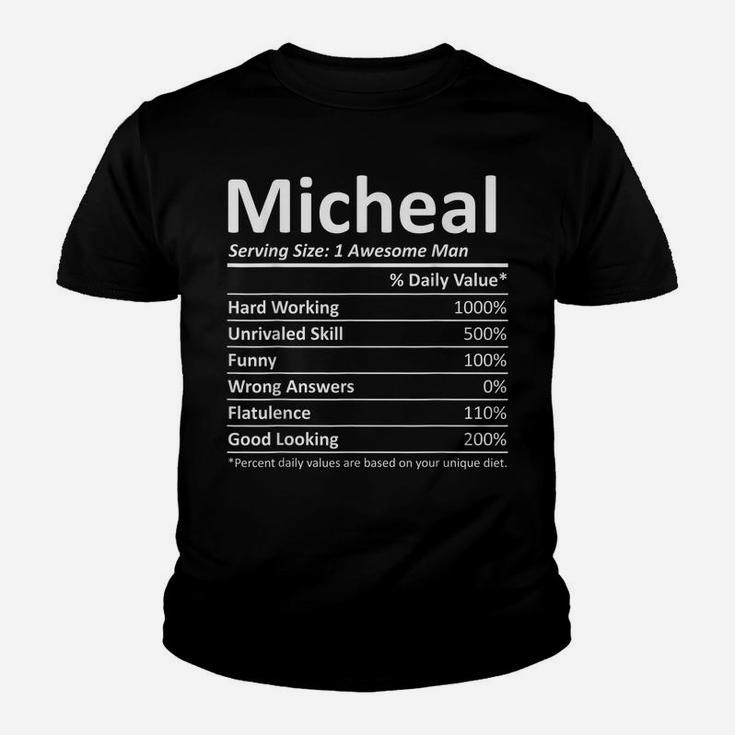 Micheal Nutrition Funny Birthday Personalized Name Gift Idea Youth T-shirt