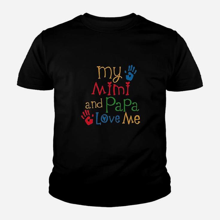Mimi And Papa Love Me Baby Youth T-shirt