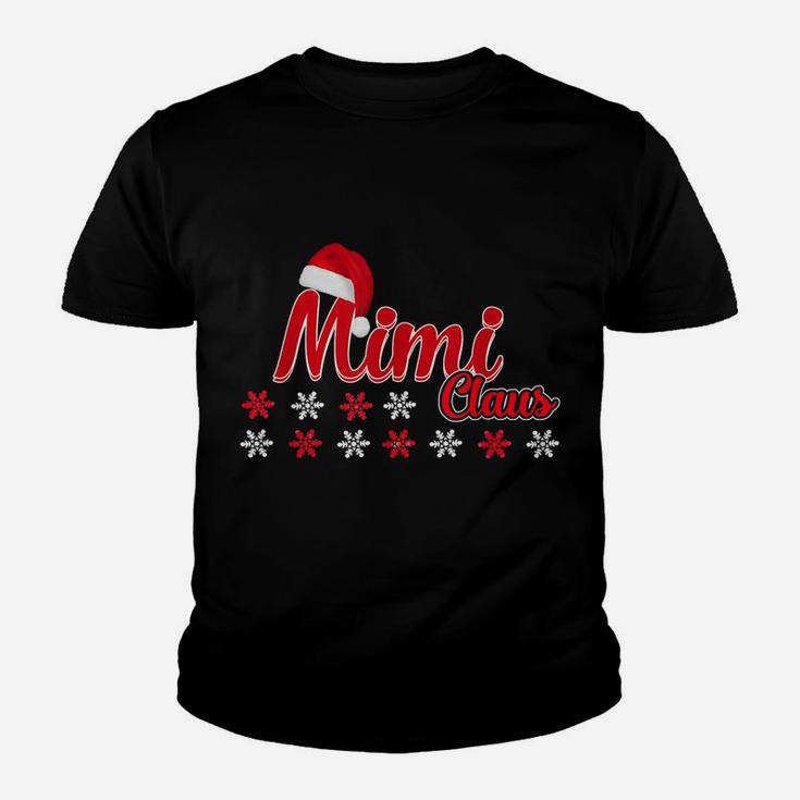 Mimi Claus Matching Family Christmas Pajamas Gifts Youth T-shirt
