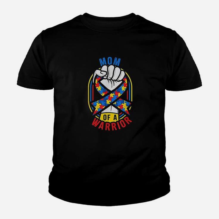 Mom Of A Warrior Awareness Matching Youth T-shirt