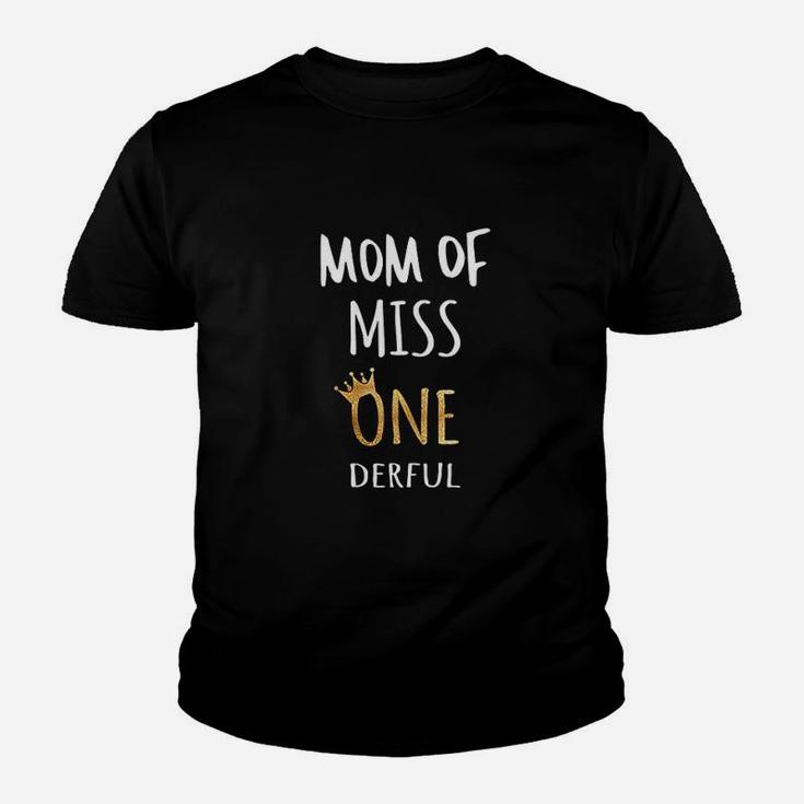 Mom Of Miss Onederful Wonderful Youth T-shirt