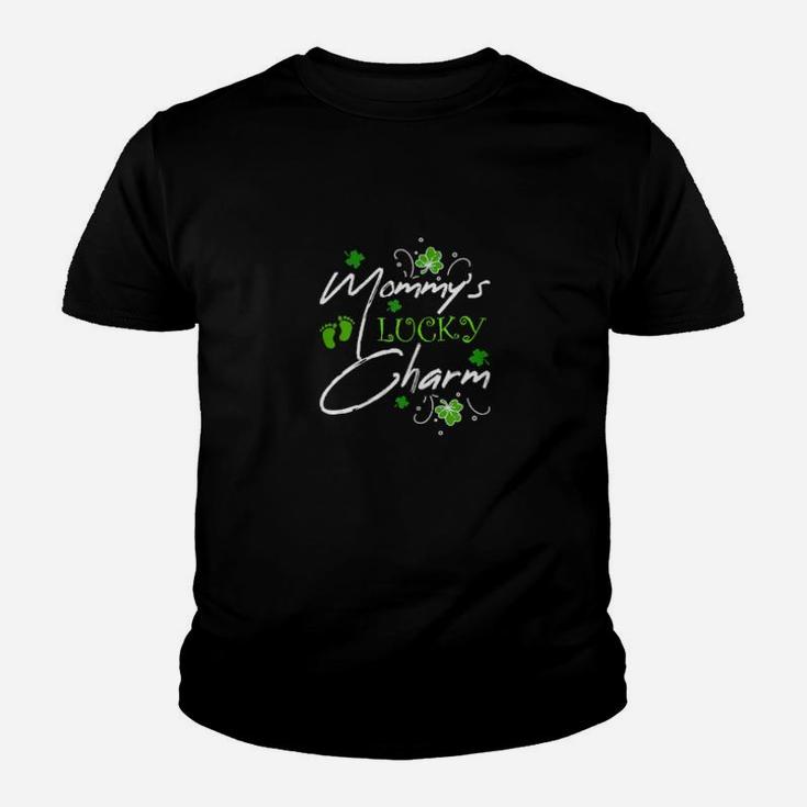 Mommys Lucky Charm I St Patricks Day Pregnancy Announcement Youth T-shirt
