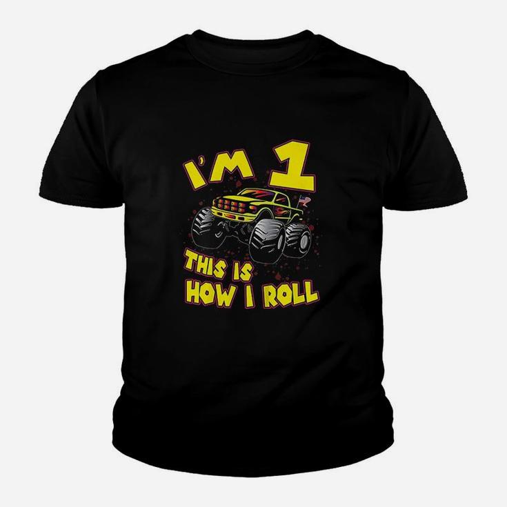 Monster Truck I Am 1 This Is How I Roll Youth T-shirt