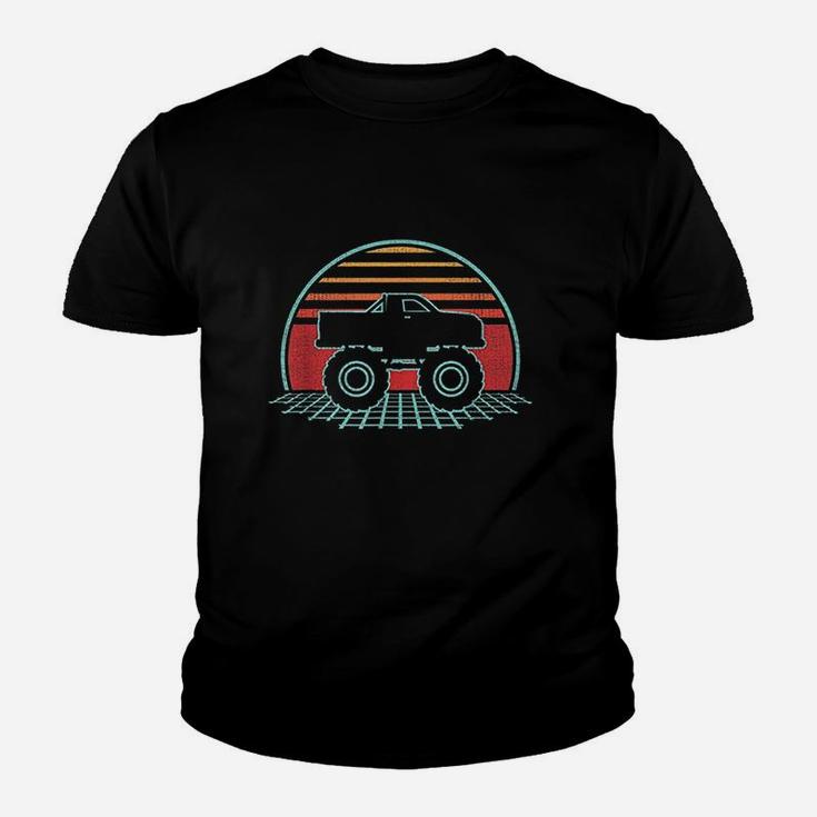 Monster Truck Retro Vintage Youth T-shirt