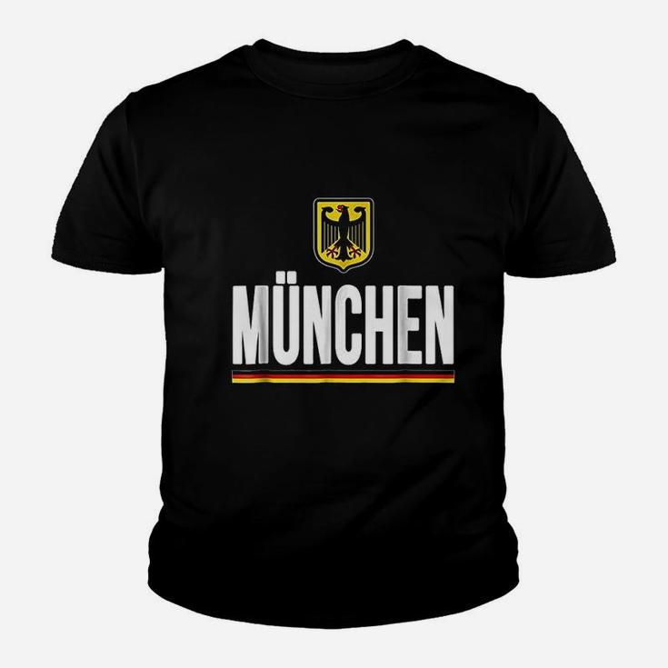 Munchen Germany German Flag Munich Tourist Youth T-shirt