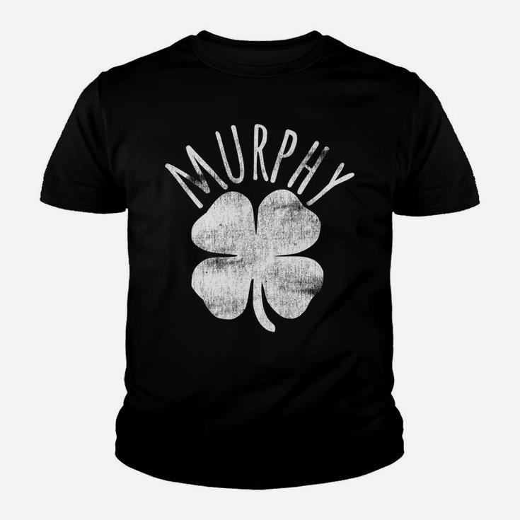 Murphy Irish Clover St Patrick's Day Matching Family Gift Youth T-shirt