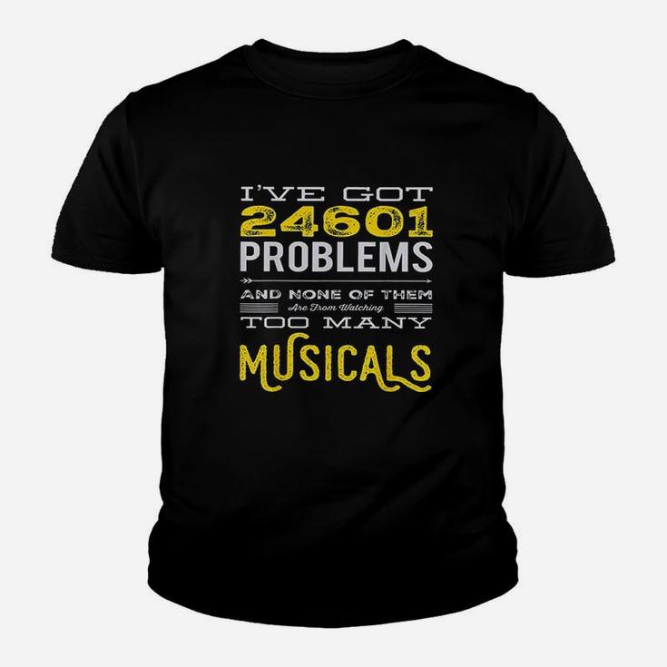 Musical Theatre 24601 Problems Youth T-shirt