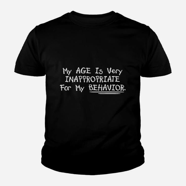My Age Is Very Inappropriate Youth T-shirt