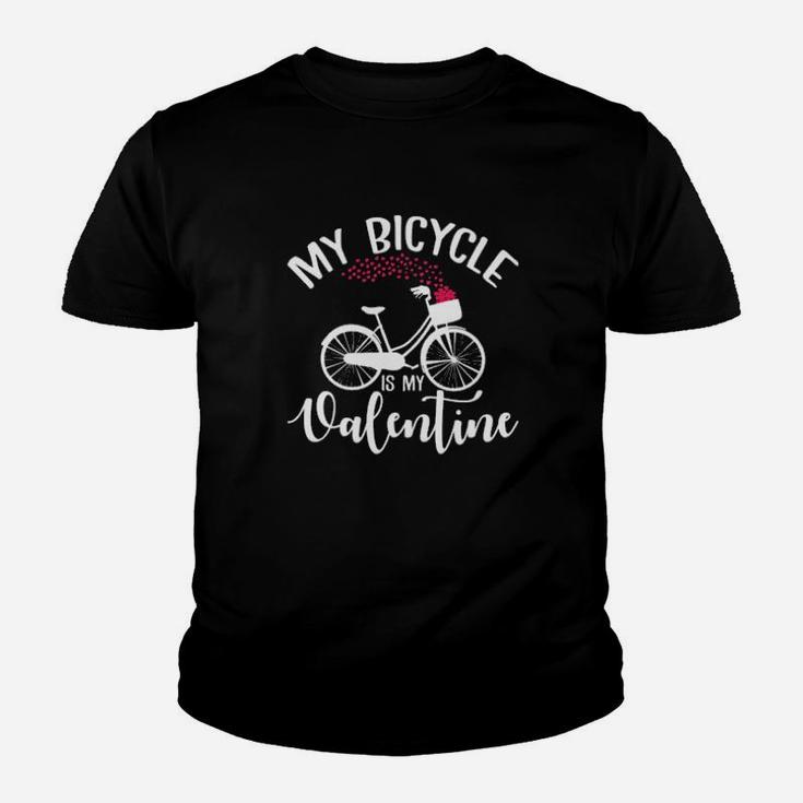 My Bicycle Is My Valentine Youth T-shirt