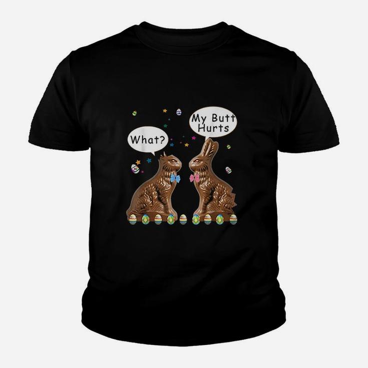 My But Hurts Chocolate Bunny Easter Funny Youth T-shirt