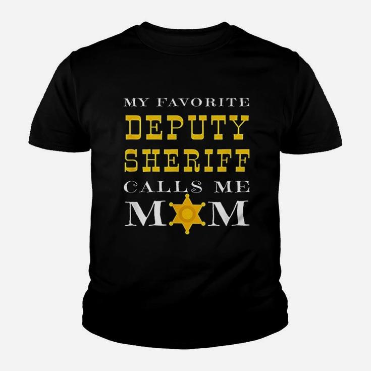 My Favorite Deputy Sheriff Calls Me Mom Youth T-shirt