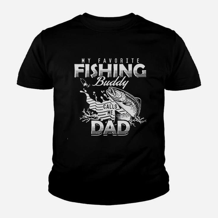 My Favorite Fishing Buddy Call Me Dad Youth T-shirt