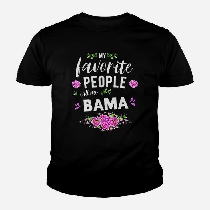 My Favorite People Call Me Bama Grandma Youth T-shirt