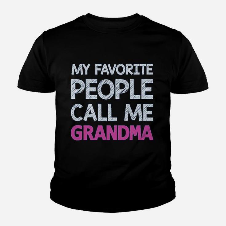 My Favorite People Call Me Grandma Youth T-shirt