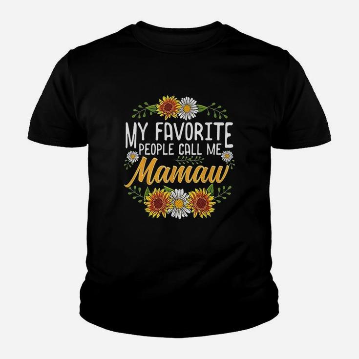 My Favorite People Call Me Mamaw Youth T-shirt