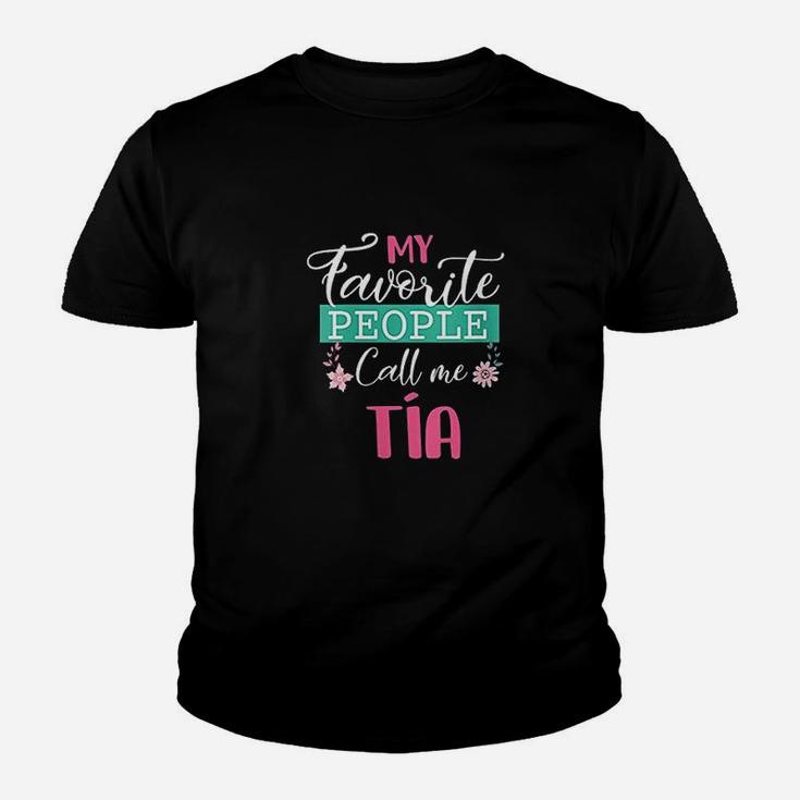 My Favorite People Call Me Tia Spanish Aunt Mother Day Gifts Youth T-shirt