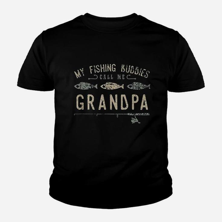 My Fishing Buddies Call Me Grandpa Youth T-shirt