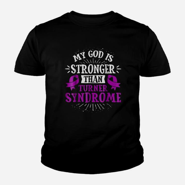 My God Is Stronger Than Turner Syndrome Youth T-shirt