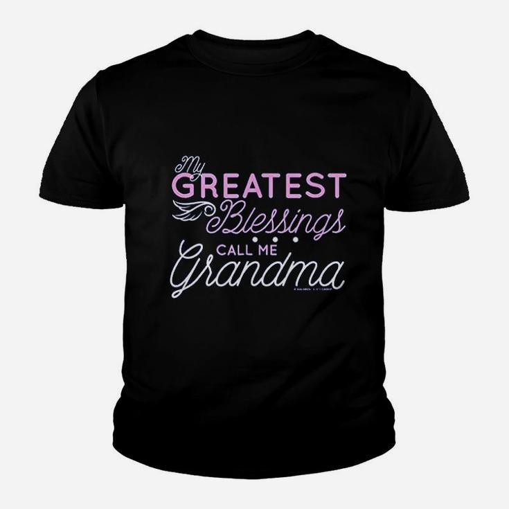 My Greatest Blessings Call Me Grandma Youth T-shirt