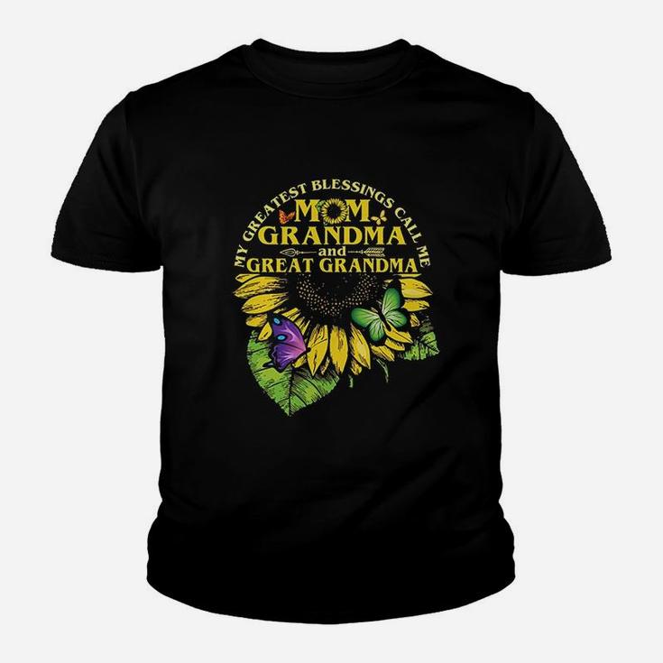 My Greatest Blessings Call Me Mom Youth T-shirt