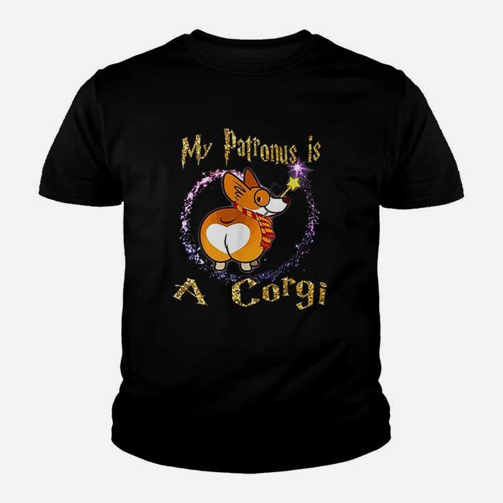 My Patronus Is A Corgi Magic Dog Youth T-shirt