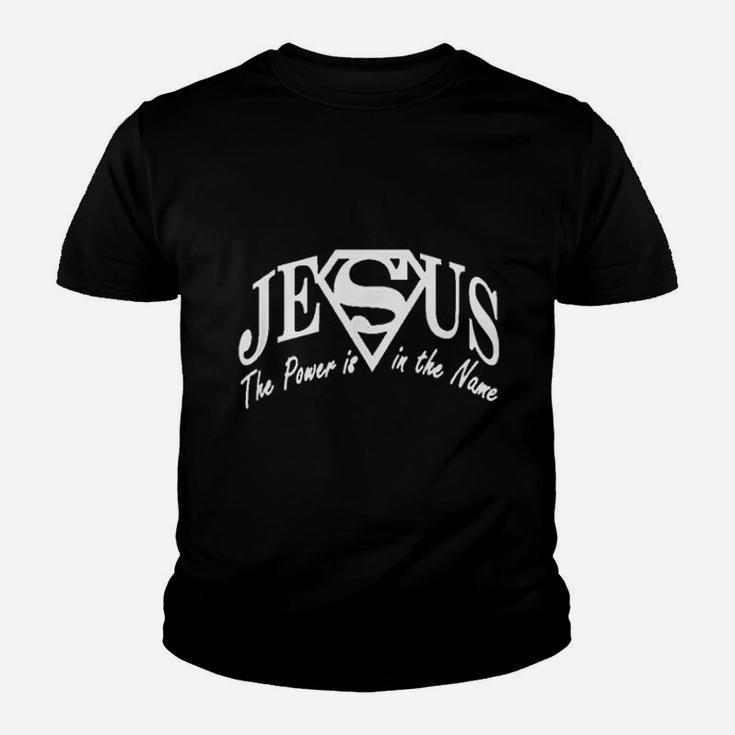 My Superhero Is Jesus Youth T-shirt
