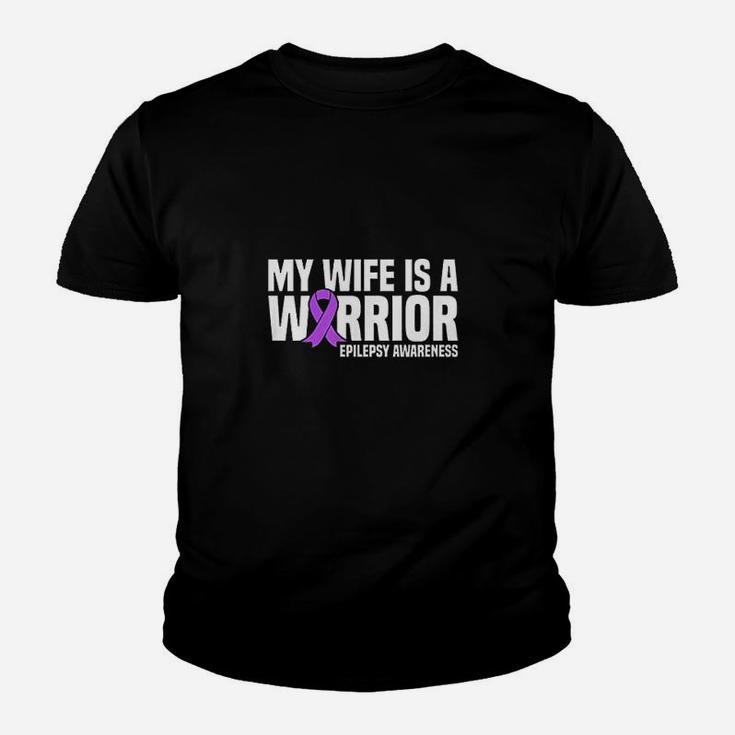 My Wife Is A Purple Ribbon Youth T-shirt