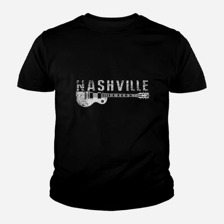 Nashville Guitar Music Country Youth T-shirt