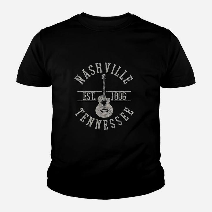 Nashville Tennessee Country Music City Guitar Player Youth T-shirt