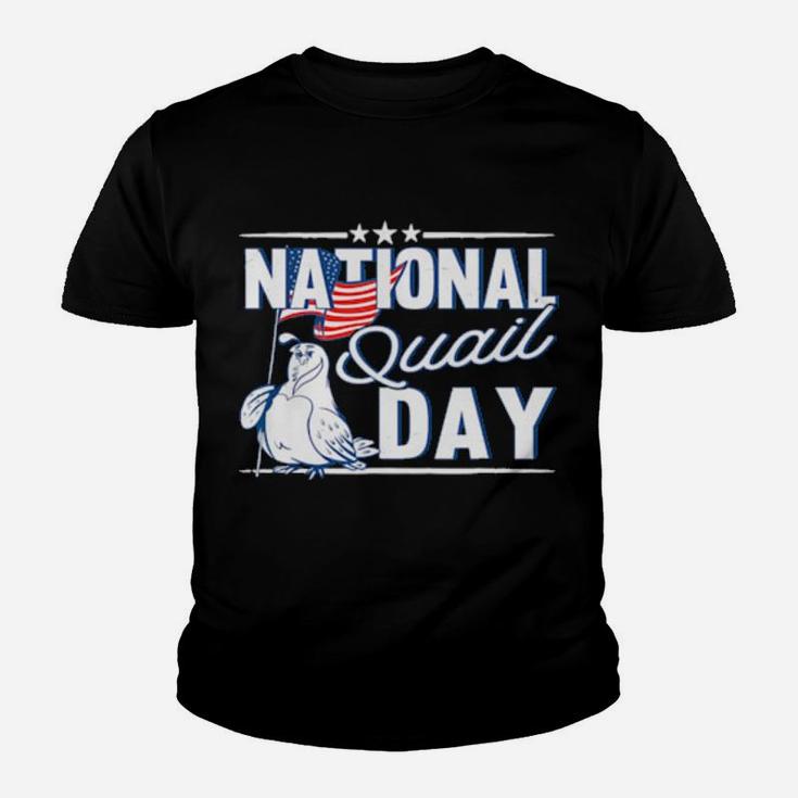 National Quail Usa Day 4Th Of July Youth T-shirt