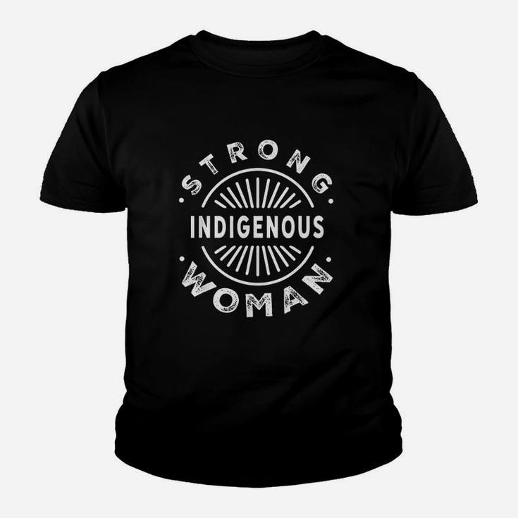Native American Strong Indigenous Woman Youth T-shirt