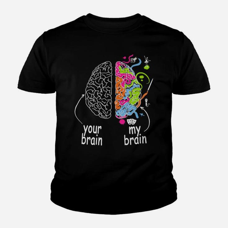 Neurodiversity Brain Gift Idea For Dyslexia Adhd Autism Asd Youth T-shirt