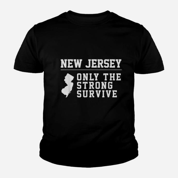 New Jersey Only The Strong Survive Youth T-shirt