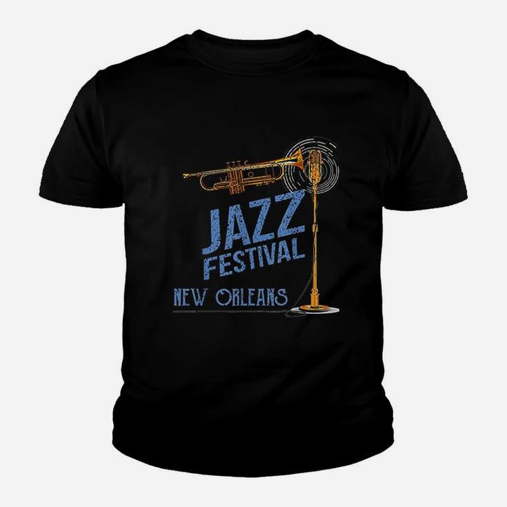 New Orleans Festival Of Jazz Music Youth T-shirt
