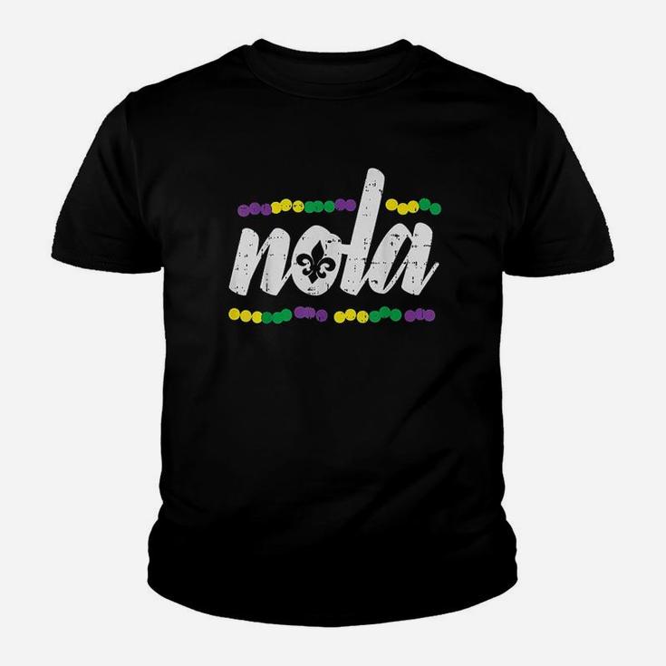 New Orleans Louisiana Jester Funny Mardi Gras Carnival Youth T-shirt