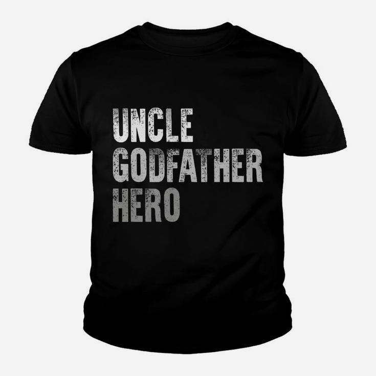 New Uncle Godfather Hero Christmas Birthday Gift Brother Men Youth T-shirt